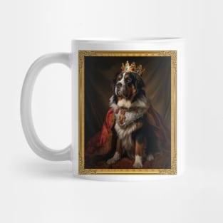 Majestic Bernese Mountain Dog - Medieval Swiss Queen (Framed) Mug